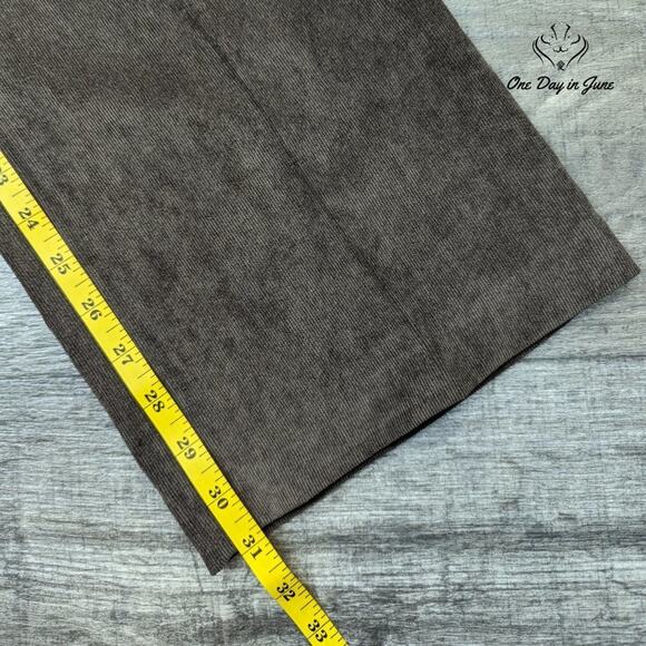 New Directions Straight Leg Corduroy Pants Size 12 - Picture 5 of 6